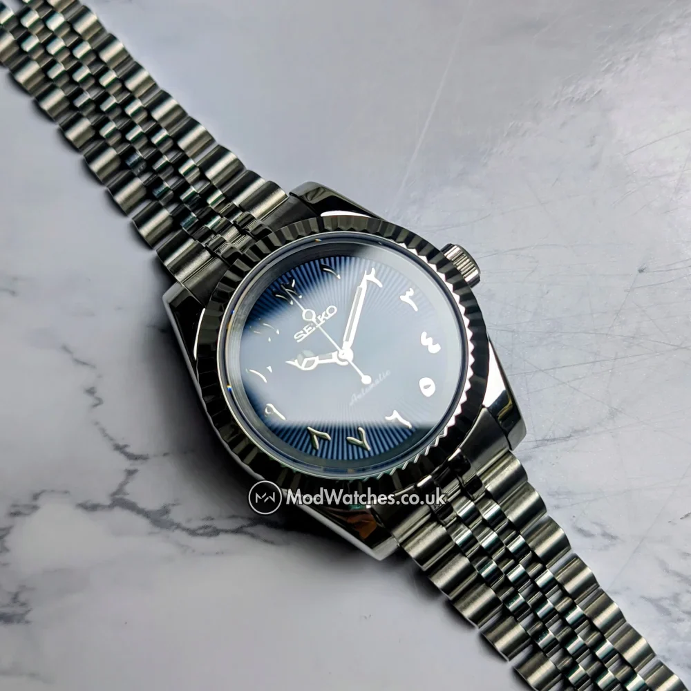Ocean Blue Arabic Dial NH35 Build - Image 3