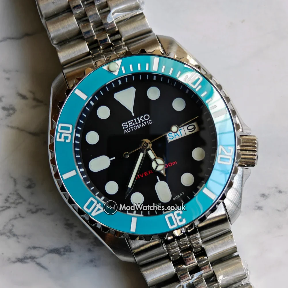 Seiko Sky Blue SKX Style Mod | NH36