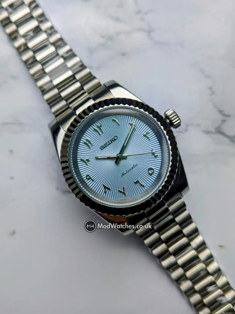 Tiffany Blue Arabic Dial Datejust NH35 Build - Image 4